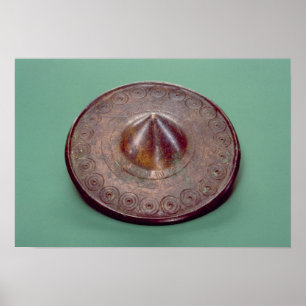 Gegaasde pin, uit Ierland, c.700 BC Poster