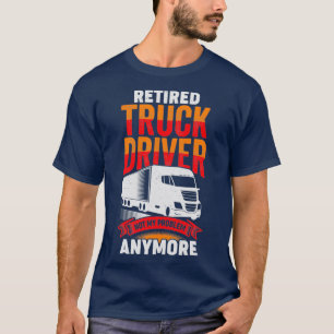 Gegadigden vrachtwagenchauffeur t-shirt