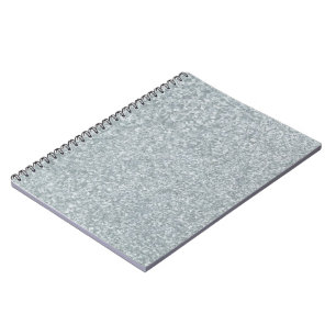 Gegalvaniseerde metalen uitstraling notitieboek