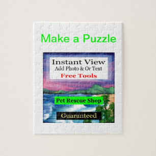 Gegarandeerde fotogoederen legpuzzel