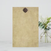 gegaufreerd, gegreineerd, geen luiers briefpapier (Staand voorkant)