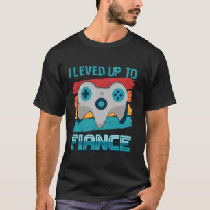 Gegavelleerd om nieuw verloofde koppels te verlove t-shirt