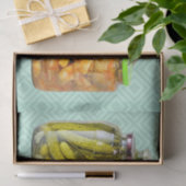 Gegenereerde groenten in potten tissuepapier (Geschenk)