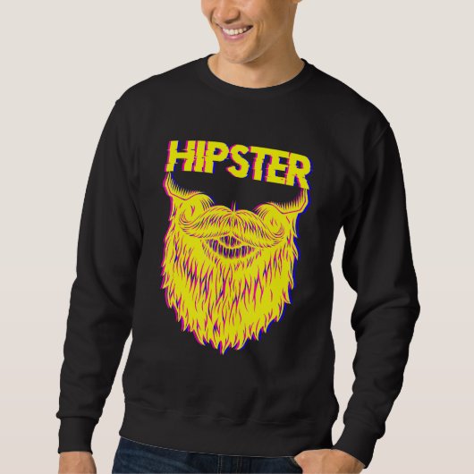 Gegenereerde hipster Pineapple Freethinker New age Trui (Voorkant)