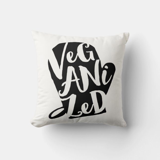 Gegenereerde op de achtergrond van de Vegan Kleur Kussen (Voorkant)