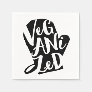 Gegenereerde op de achtergrond van de Vegan Kleur Servet