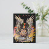 Gegenereerde wijnbouw briefkaart (Staand voorkant)