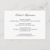 Gegevens en meer informatie - wit informatiekaartje (Voorkant)