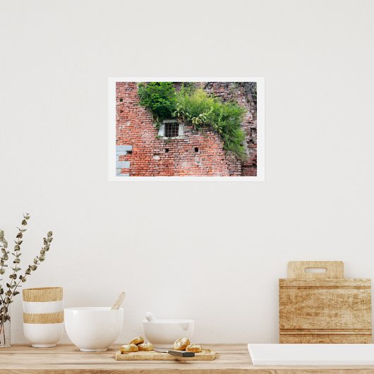 Gegevens medieval venster poster (Keuken)