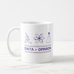 Gegevens > opiniwetenschappen koffiemok