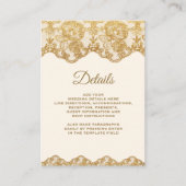 Gegevens over de crème- en Gold-olielaag Informatiekaartje (Voorkant)