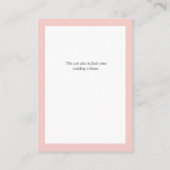 Gegevens over de finale Waterverf van Elegant Roze Informatiekaartje (Achterkant)