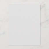 Gegevens over de minimalistische bruiloft informatiekaartje (Achterkant)