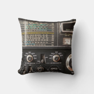 Gegevens over een oude am radio-ontvanger kussen