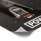 Gegevens over een oude am-radio-ontvanger poster (Hoek)