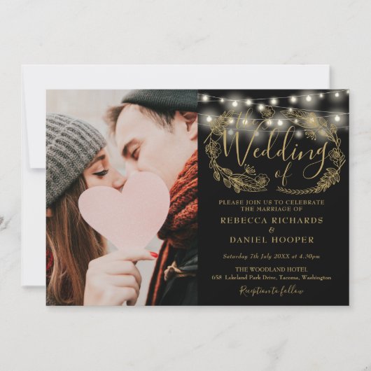 Gegevens over het bindcontract met String Lights G Kaart (Voorkant)