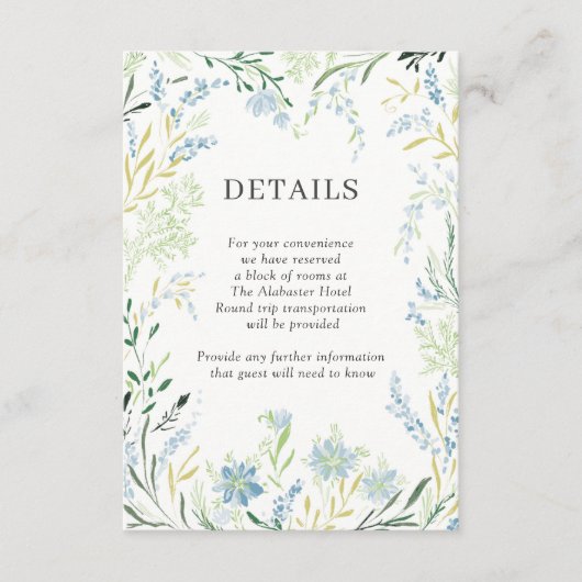 Gegevens over het Engelse beemdje-weduwschap Informatiekaartje (Voorkant)