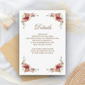 Gegevens over het grenspost Floral Bouquet Informatiekaartje