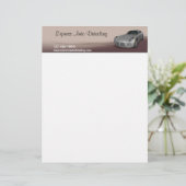 Gegevens over het programma Auto Wash Briefhoofd Sjabloon (Staand voorkant)