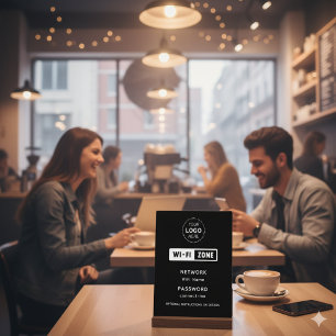 Gegevens over het WiFi-netwerk en het wachtwoord v Fotoplaat