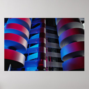 Gegevens over industriële verpakkingsmachines poster