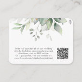 Gegevens over Waterverf met eucalyptus-QR-code bru Informatiekaartje (Achterkant)