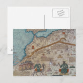 Gegevens van de Catalaanse atlas, 1375 Briefkaart (Voorkant / Achterkant)