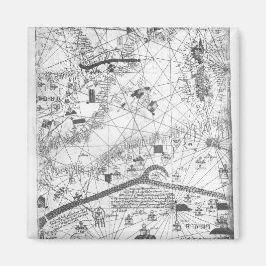 Gegevens van de Catalaanse atlas, 1375 Magneet (Voorkant)