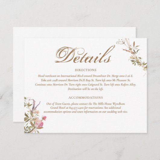 Gegevens Waterverf Crest Monogram Elegant RSVP Kaartje (Voorkant / Achterkant)