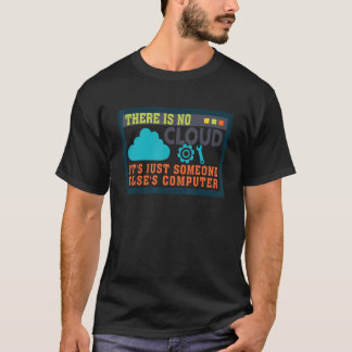 Gegevensback-ups van Cloud Computing-bestanden zij T-shirt
