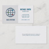 Gegevensnetwerk | Beveiligingssystemen | IT Visitekaartje (Voorkant / Achterkant)