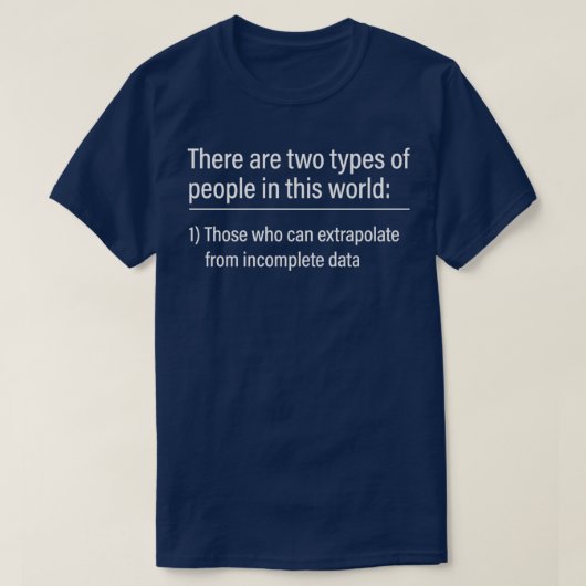 Gegevenswetenschap 32 t-shirt (Design voorkant)