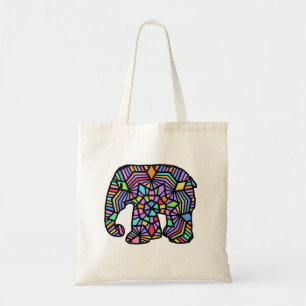 GEGLASINTE OLIFANT TOTE BAG