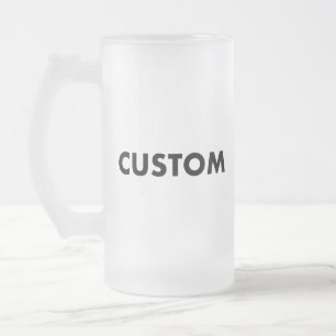 Geglazuurd op maat gemaakt bierglas - 16oz Pint Matglas Bierpul