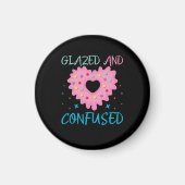 Geglazuurde en verward donut magneet (Voorkant)