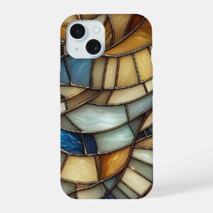 Geglazuurde golven iPhone 15 hoesje