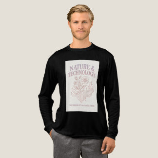 Geglitchte AI-code - Futuristische Techwear Grafis Tri-Blend Shirt
