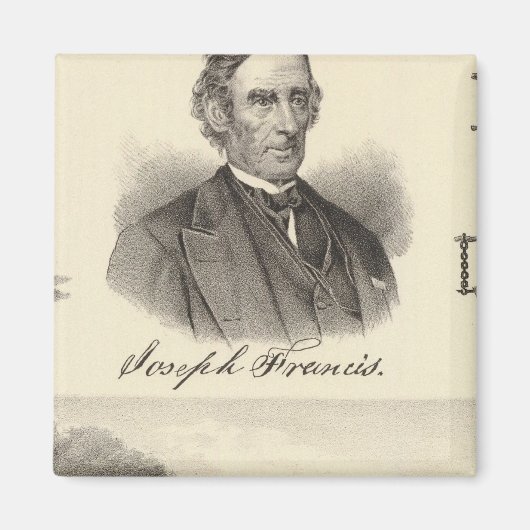 Gegolfd ijzerstoomjacht magneet (Voorkant)