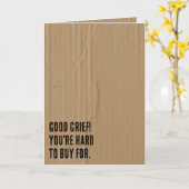 Gegolfd karton met verjaardagstekst kaart (Gele Bloem)