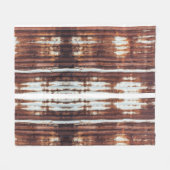 Gegolfd tin dakplaten fleece deken (Voorkant (Horizontaal))