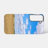 Gegoogste tarwevelden samsung galaxy hoesje (Achterkant horizontaal)