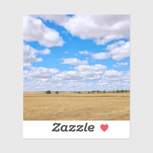 Gegoogste tarwevelden sticker (Vel)