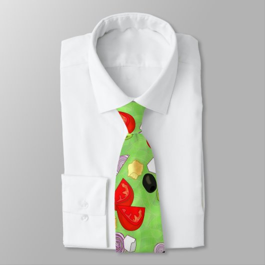 gegooide salade stropdas (Gebonden)