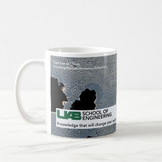 Gegoten ijzer op 150 micron met UAB-logo Koffiemok