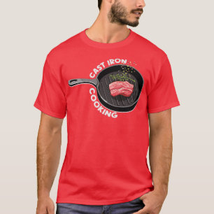 Gegoten ijzerkoken Gegoten ijzerdraad T-shirt