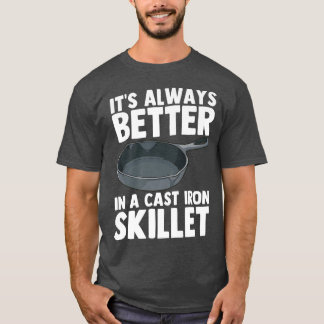 Gegoten ijzerkorst Koken FunnyT-Shirt T-shirt
