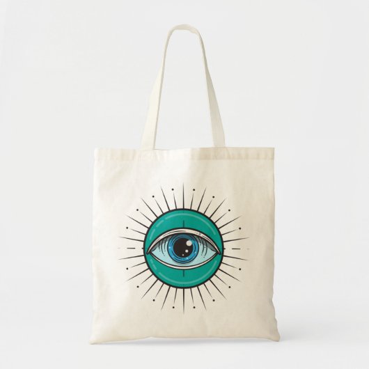 Gegoten van het aamblauw tote bag (Voorkant)