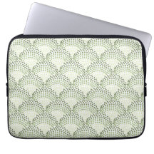 Gegradueerde Stippen Verlopen Groen Patroon