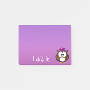 gegradueerde uil post-it® notes