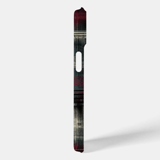 Gegrashte Grungy Alternatieve Grunge Plaid Patroon Case-Mate iPhone Case (Achterkant / Rechts)